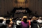 CYNETART 2011 - Slump Dance - A minute before the premier at the Great Hall at Festspielhaus Hellerau