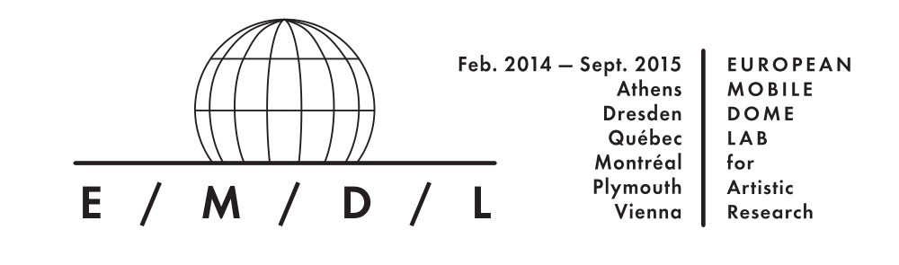 LOGO EMDL European Mobile Dome Lab for Artistic Research 